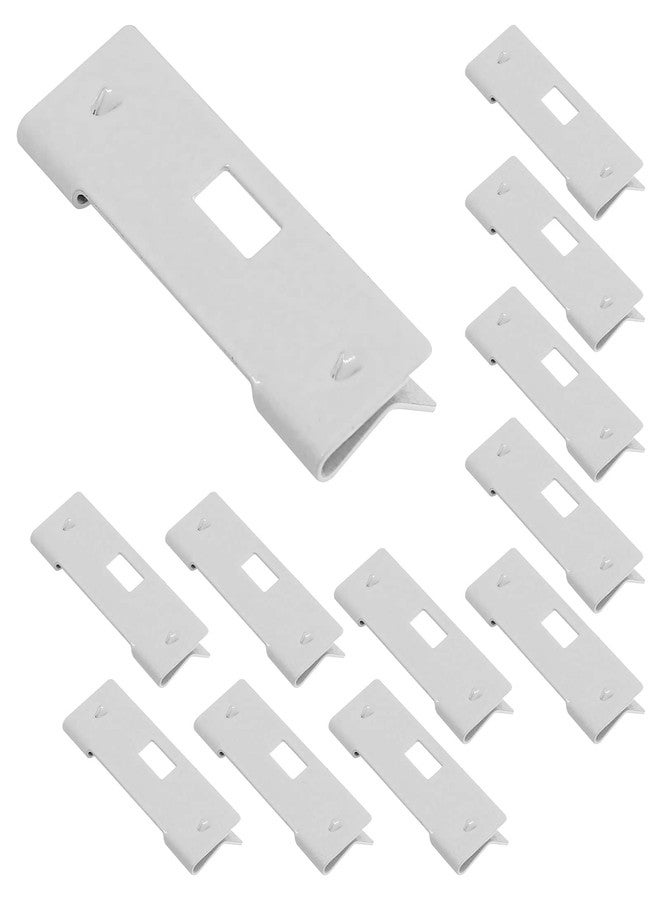 Litoexpe 12 Pcs Vertical Blind Vane Savers, White Blind Clip, Window Blind Replacement - Image 1